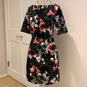 Floral Banana Republic work dress